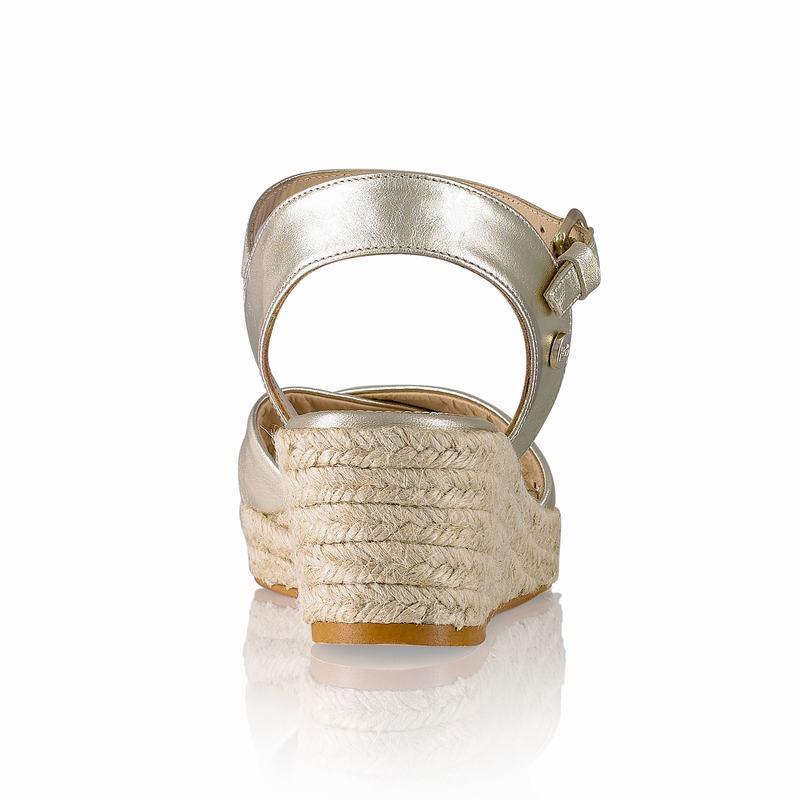 Espadryle Russell And Bromley Gelato Damskie Metallic | RTH1915ZL