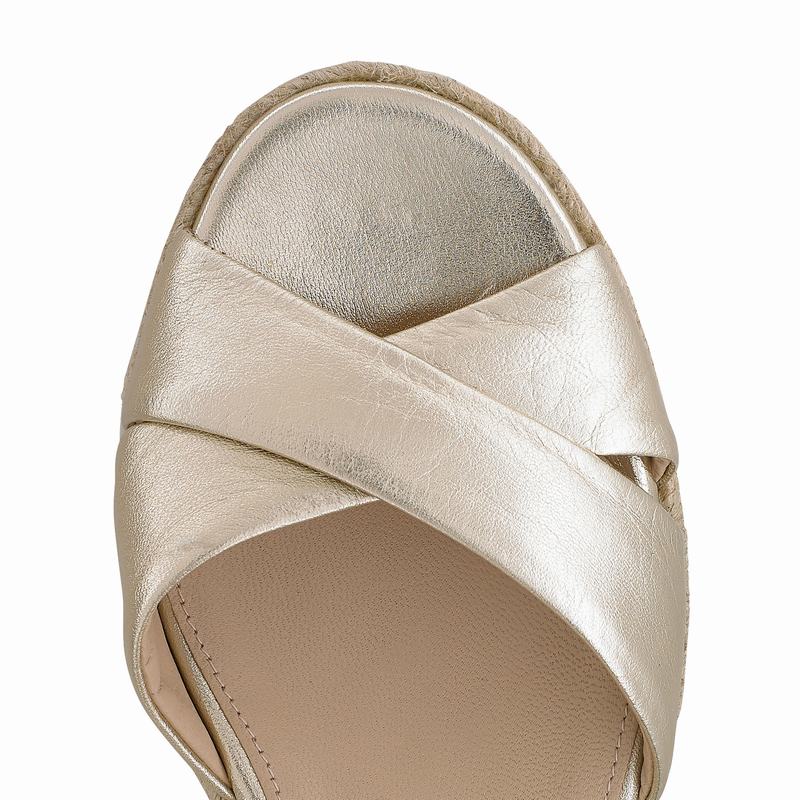 Espadryle Russell And Bromley Gelato Damskie Metallic | RTH1915ZL
