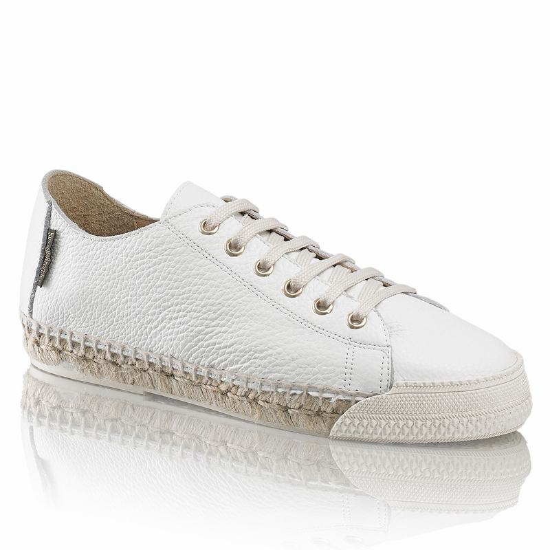 Espadryle Russell And Bromley Sugar Rush Damskie Białe | DWN5536LP