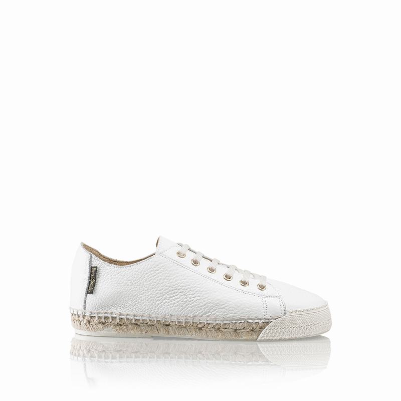 Espadryle Russell And Bromley Sugar Rush Damskie Białe | DWN5536LP