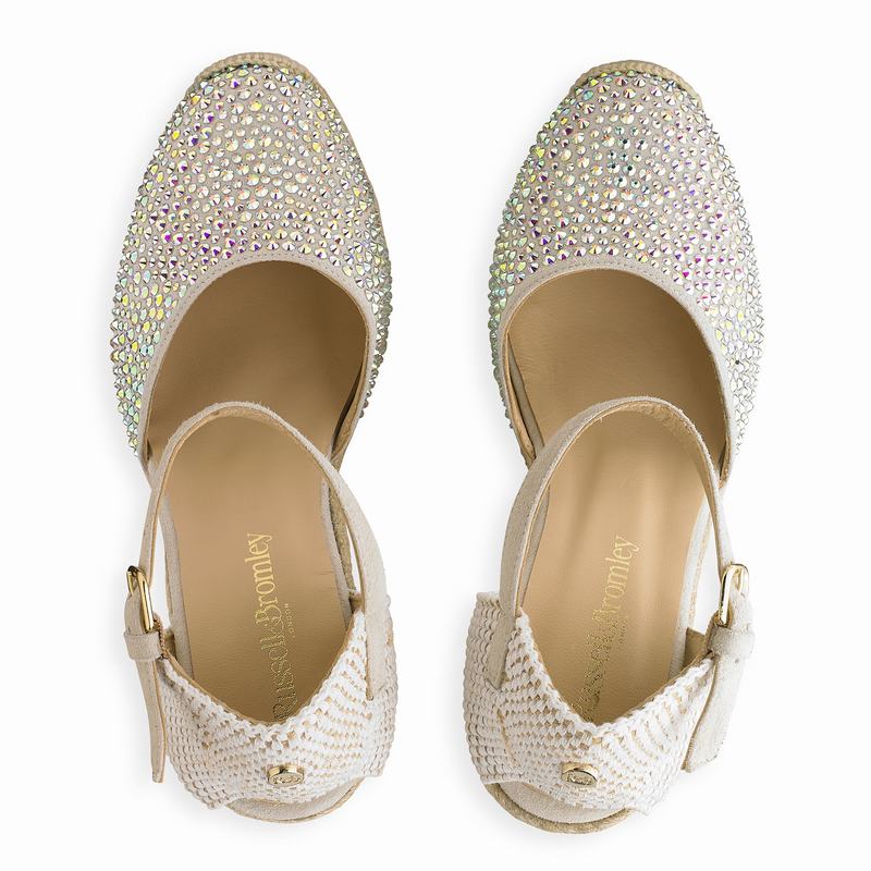 Espadryle Russell And Bromley Zuccherohi Damskie Brązowe | LXD4556CX