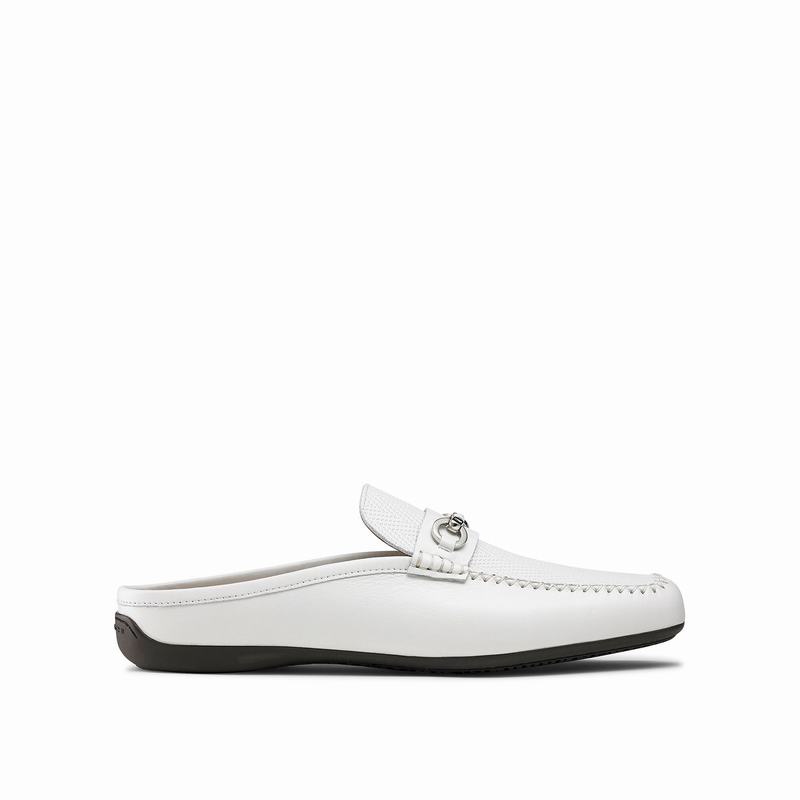 Kapcie Russell And Bromley Crossout Męskie Białe | OOF7236TC