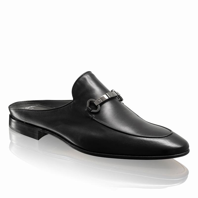 Kapcie Russell And Bromley Pluto X Męskie Czarne | WDZ4572IJ