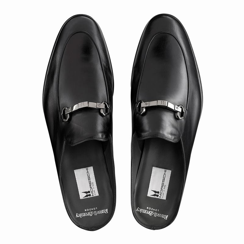 Kapcie Russell And Bromley Pluto X Męskie Czarne | WDZ4572IJ