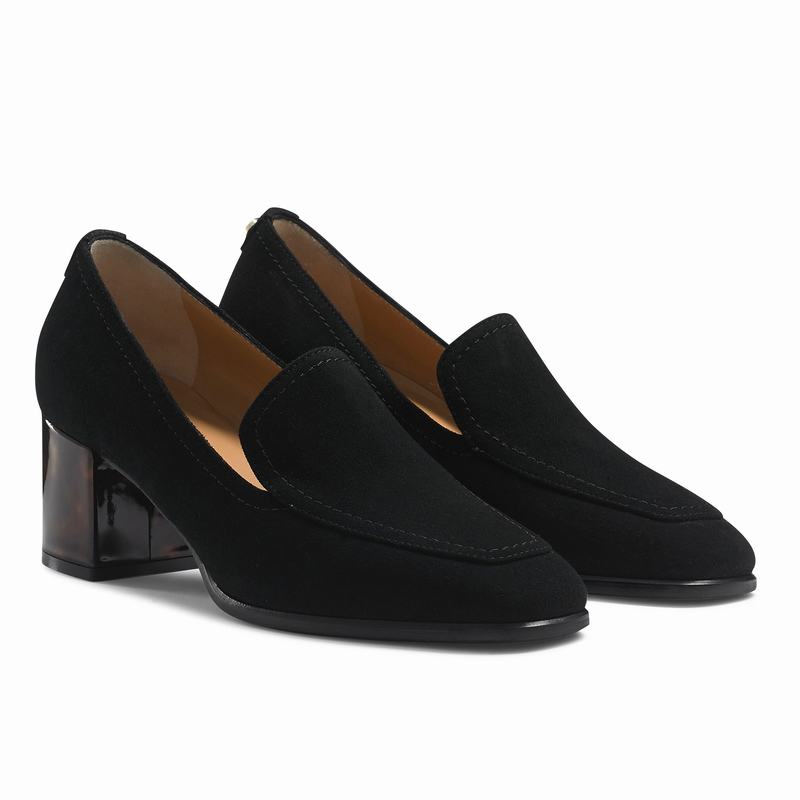 Kapcie Russell And Bromley Smokey Damskie Czarne | CSH6376KK