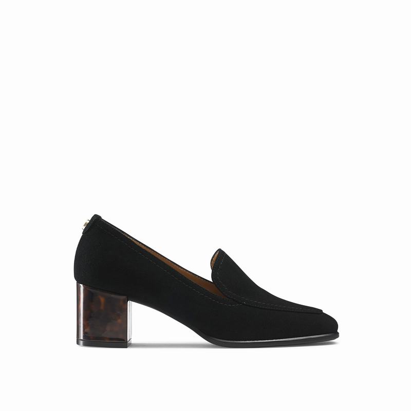 Kapcie Russell And Bromley Smokey Damskie Czarne | CSH6376KK