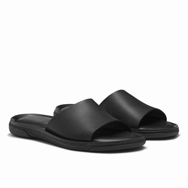 Klapki Russell And Bromley Air Męskie Czarne | HCQ9971PG