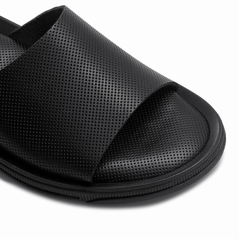 Klapki Russell And Bromley Air Męskie Czarne | HCQ9971PG