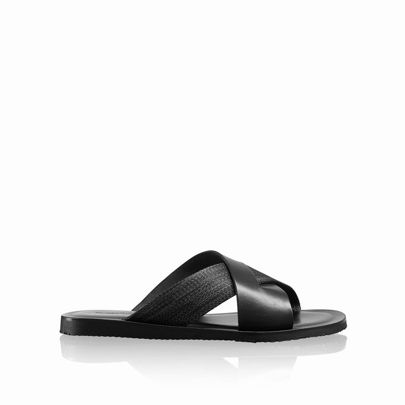 Klapki Russell And Bromley Fab Męskie Czarne | RWV6986XE