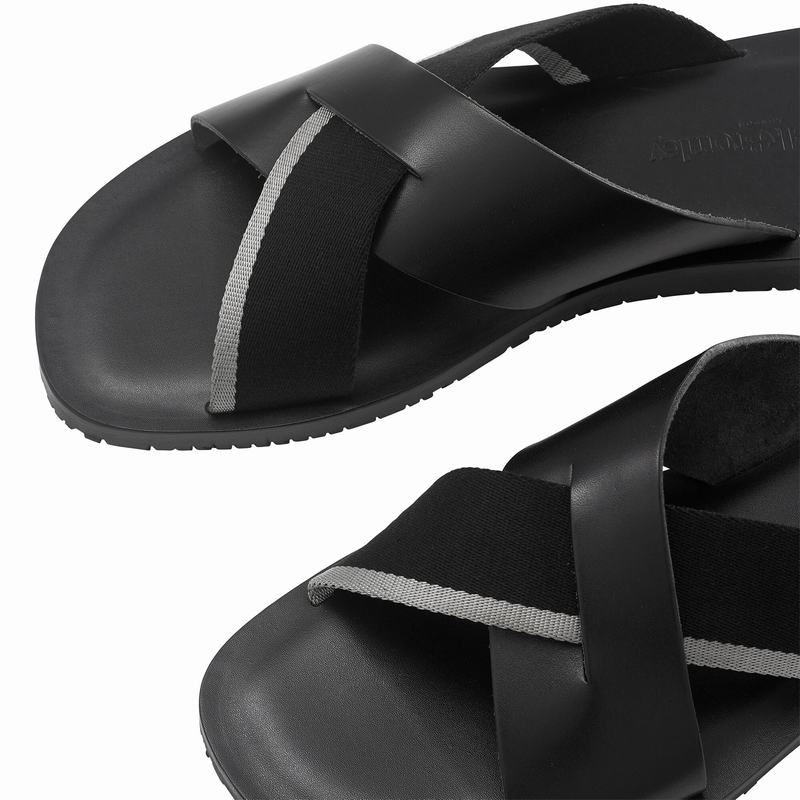 Klapki Russell And Bromley Fab Męskie Czarne | TJR7512FD