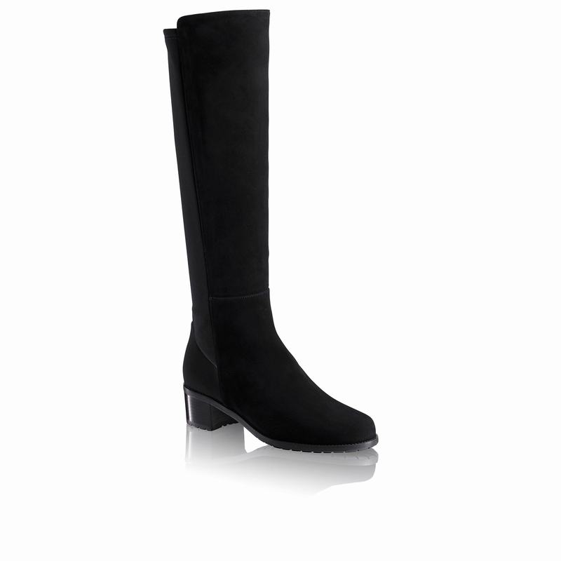 Kozaki Do Kolan Russell And Bromley Demi Damskie Czarne | RDW7227JQ