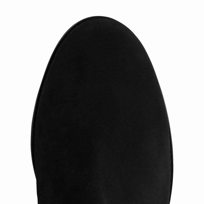 Kozaki Do Kolan Russell And Bromley Demi Damskie Czarne | RDW7227JQ