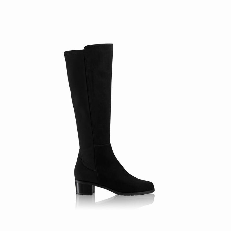 Kozaki Do Kolan Russell And Bromley Demi Damskie Czarne | RDW7227JQ