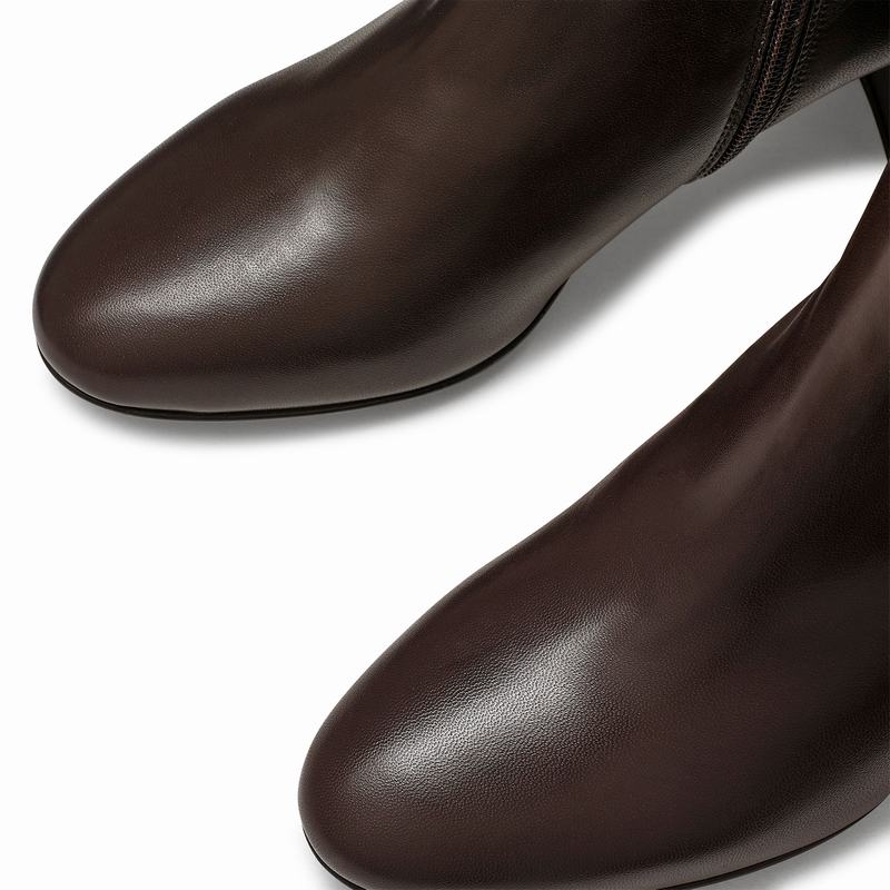 Kozaki Do Kolan Russell And Bromley Dressage Damskie Brązowe | MQX8722JY