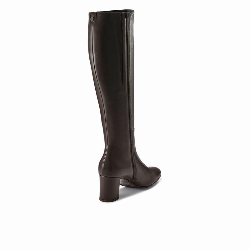 Kozaki Do Kolan Russell And Bromley Dressage Damskie Brązowe | MQX8722JY