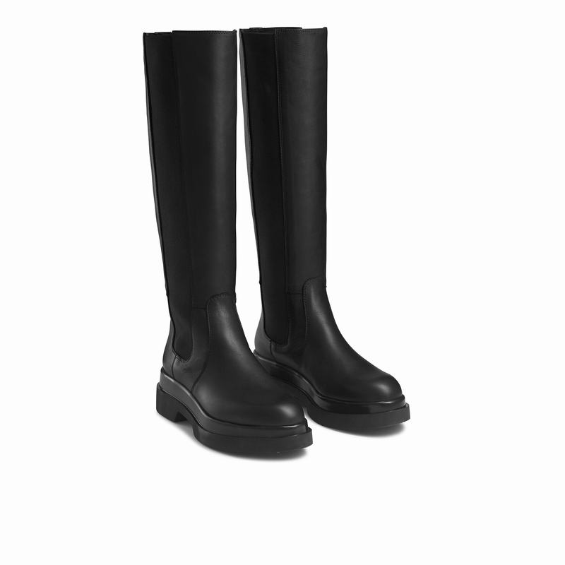 Kozaki Do Kolan Russell And Bromley Everglade Damskie Czarne | API4670HV