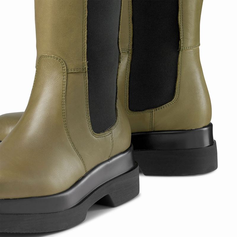 Kozaki Do Kolan Russell And Bromley Everglade Damskie Zielone | JVM548XI