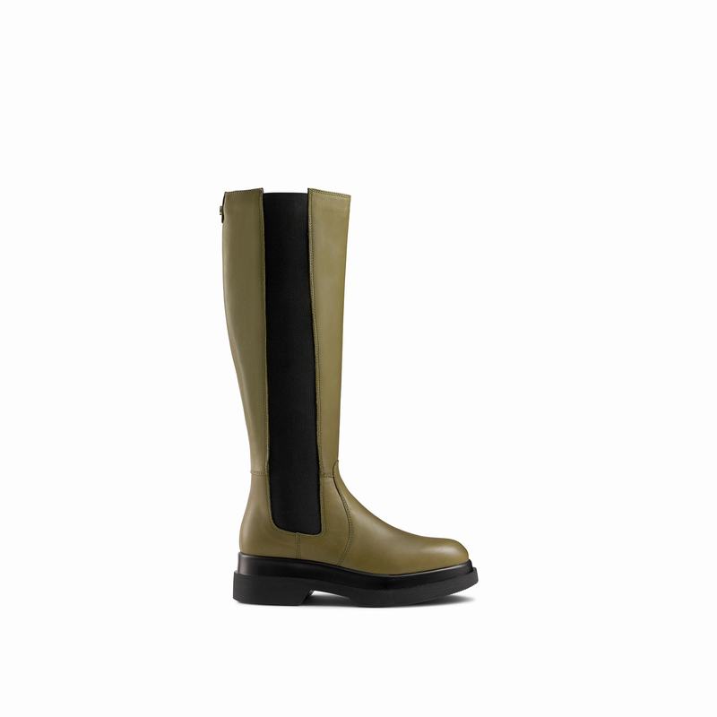 Kozaki Do Kolan Russell And Bromley Everglade Damskie Zielone | JVM548XI