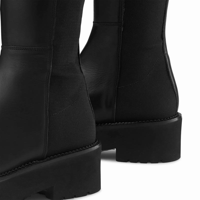 Kozaki Do Kolan Russell And Bromley Matrix Damskie Czarne | CBI1772WK