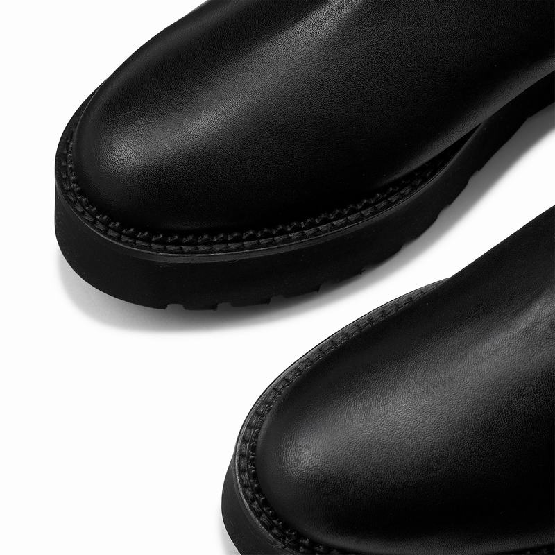 Kozaki Do Kolan Russell And Bromley Matrix Damskie Czarne | CBI1772WK