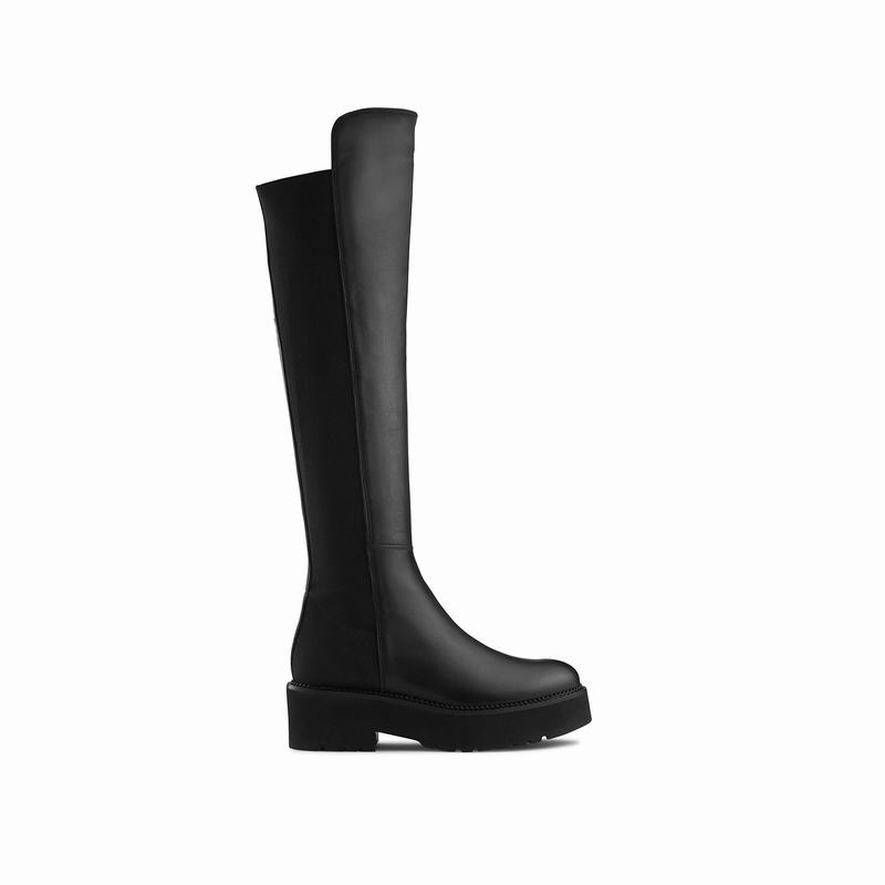 Kozaki Do Kolan Russell And Bromley Matrix Damskie Czarne | CBI1772WK