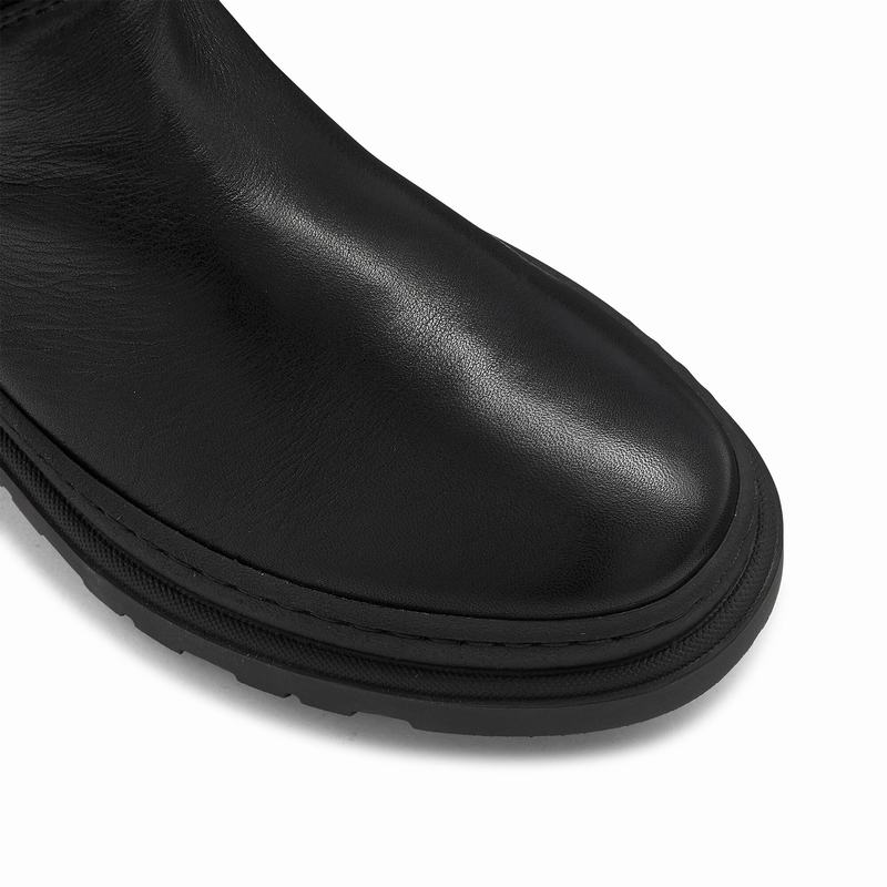 Kozaki Do Kolan Russell And Bromley Slushy Damskie Czarne | RCK8652SH