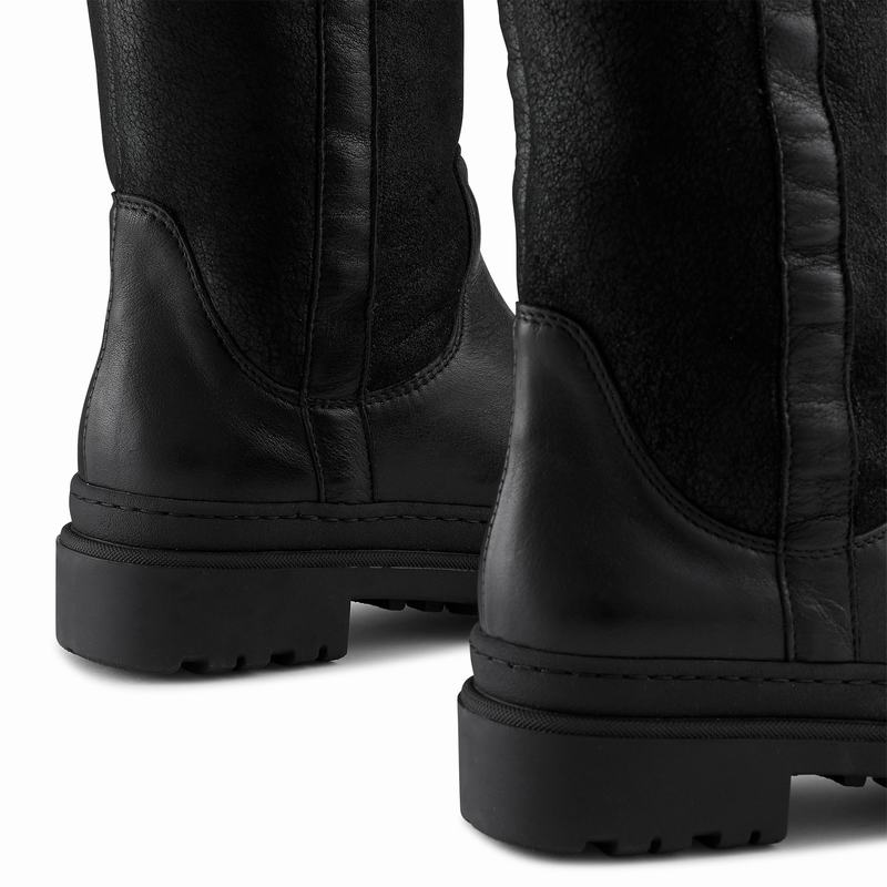 Kozaki Do Kolan Russell And Bromley Slushy Damskie Czarne | RCK8652SH