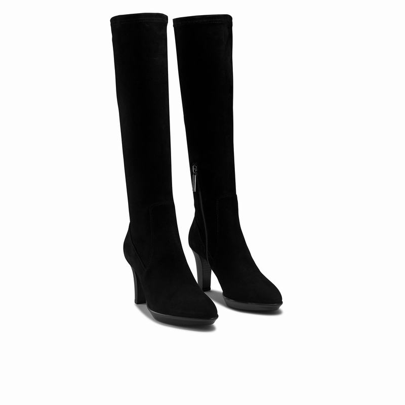 Kozaki Do Kolan Russell And Bromley Windfall Damskie Czarne | ENI632SQ