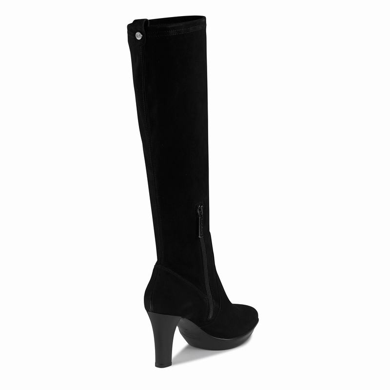Kozaki Do Kolan Russell And Bromley Windfall Damskie Czarne | ENI632SQ
