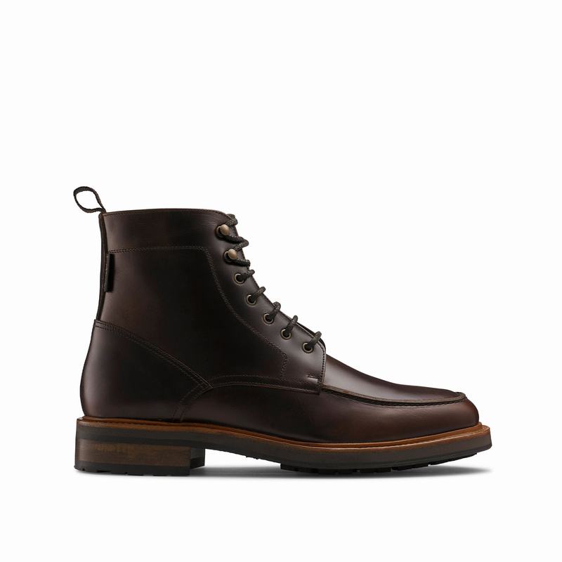 Kozaki Sznurowane Russell And Bromley Ambleside Męskie Brązowe | GRE166ME