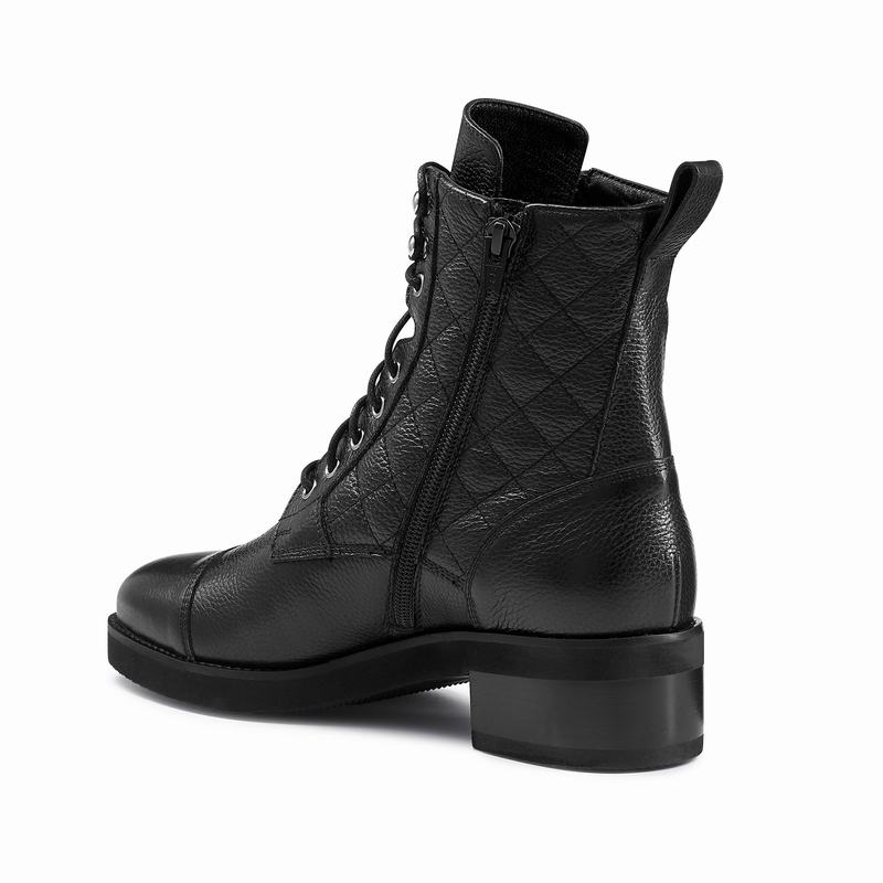 Kozaki Sznurowane Russell And Bromley Atomic Damskie Czarne | PZS8531GW