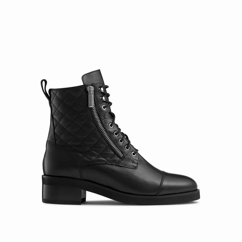 Kozaki Sznurowane Russell And Bromley Atomic Damskie Czarne | PZS8531GW