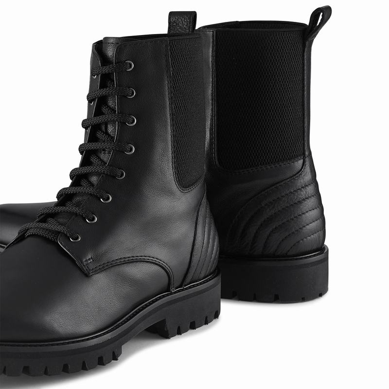 Kozaki Sznurowane Russell And Bromley Bailey Męskie Czarne | TNP2290SG