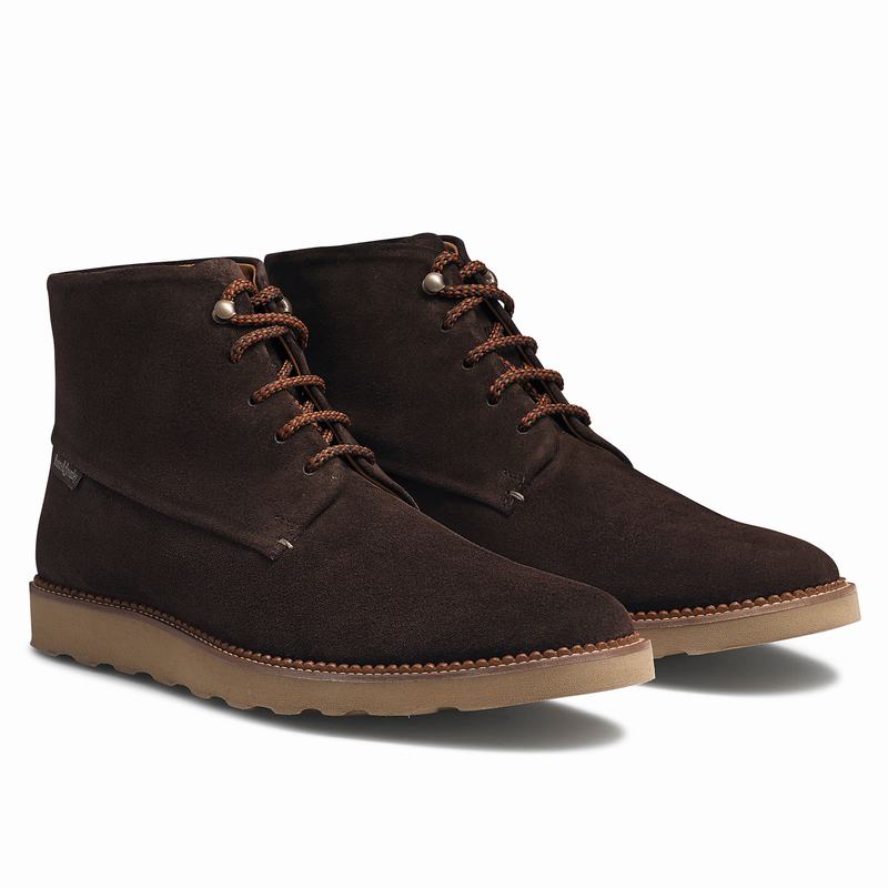 Kozaki Sznurowane Russell And Bromley Clyde Męskie Brązowe | CJJ9557IC