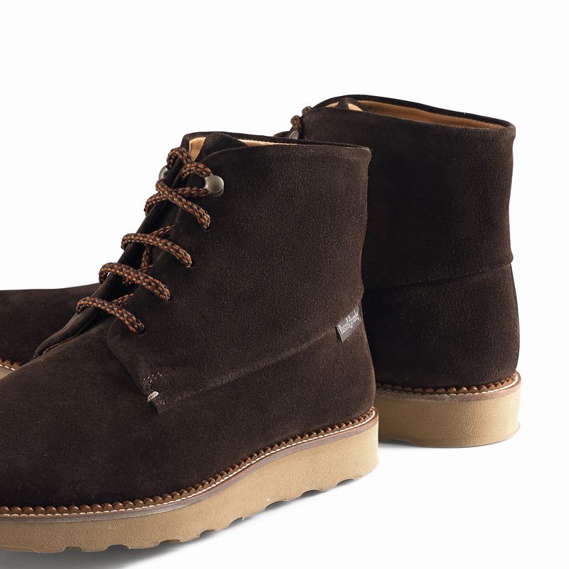 Kozaki Sznurowane Russell And Bromley Clyde Męskie Brązowe | CJJ9557IC