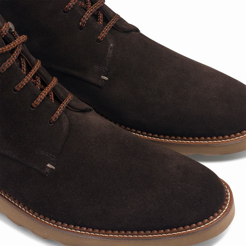Kozaki Sznurowane Russell And Bromley Clyde Męskie Brązowe | CJJ9557IC
