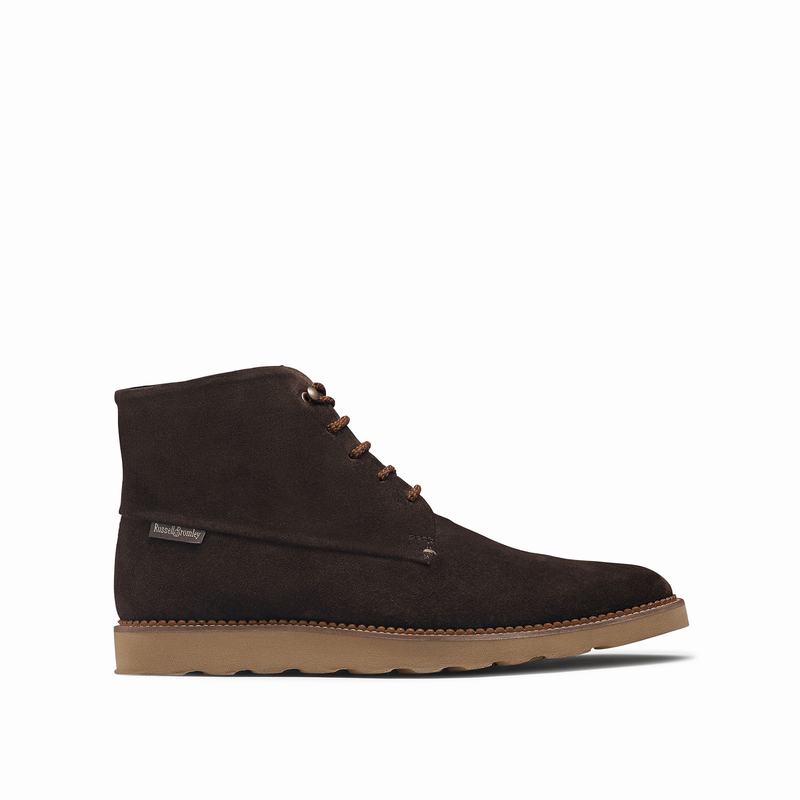 Kozaki Sznurowane Russell And Bromley Clyde Męskie Brązowe | CJJ9557IC