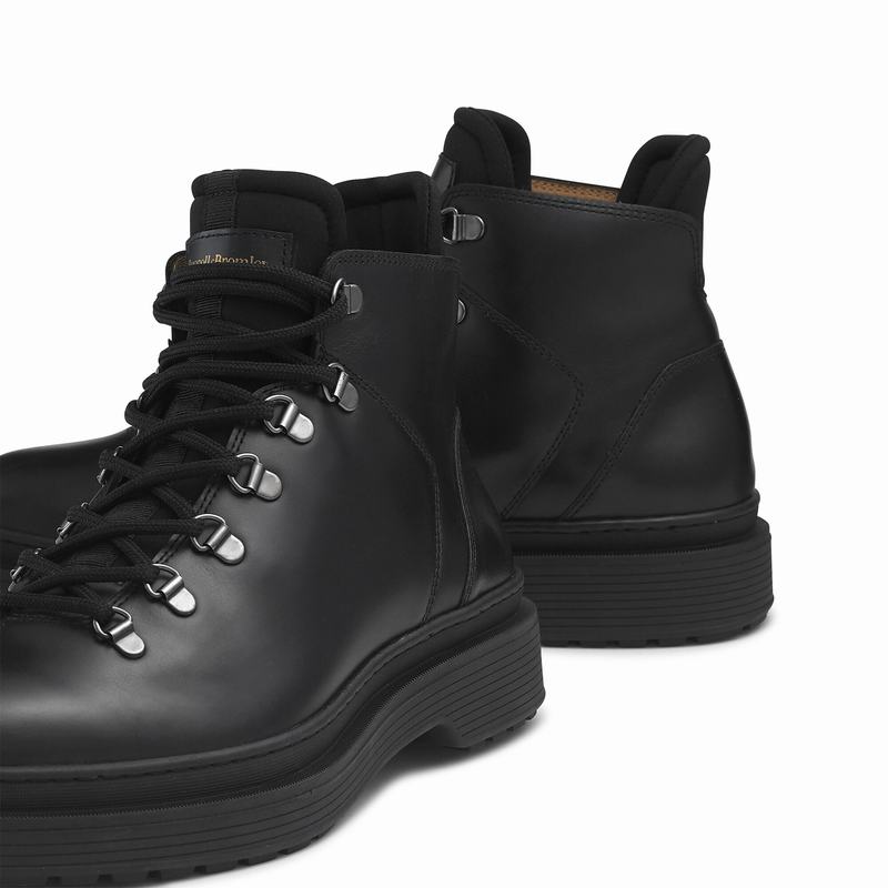 Kozaki Sznurowane Russell And Bromley Eiger Męskie Czarne | LNK6279DD