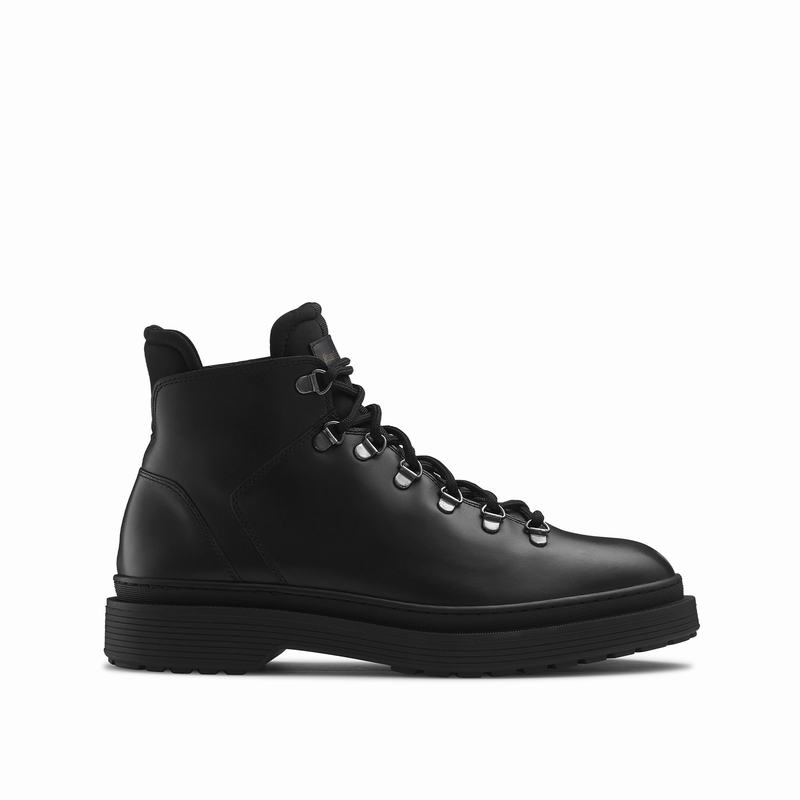 Kozaki Sznurowane Russell And Bromley Eiger Męskie Czarne | LNK6279DD