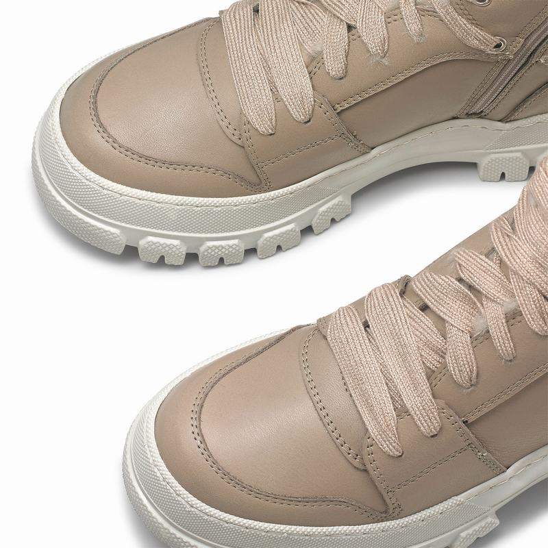 Kozaki Sznurowane Russell And Bromley Glacier Damskie Brązowe | VPX3582KX