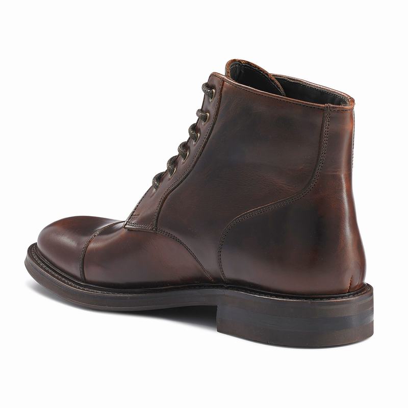 Kozaki Sznurowane Russell And Bromley Portobello Męskie Brązowe | BCY714XA