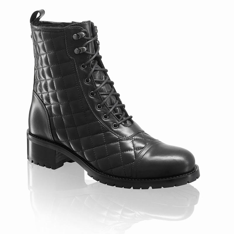 Kozaki Sznurowane Russell And Bromley Toughstuff Damskie Czarne | PUO10019GD