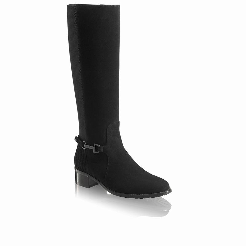 Kozaki Za Kolano Russell And Bromley Rein Damskie Czarne | LRE1616LG