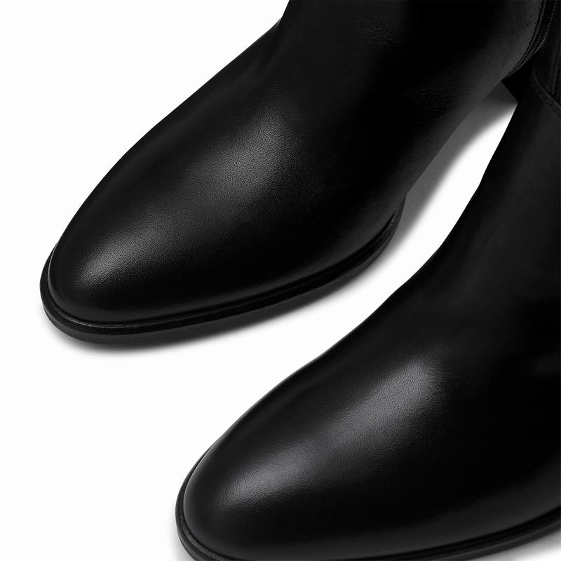 Kozaki Za Kolano Russell And Bromley Scrunch Damskie Czarne | HVY3012GJ