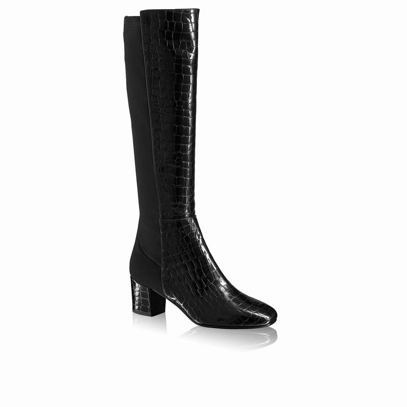 Kozaki Za Kolano Russell And Bromley Trinni Damskie Czarne | EHZ4510VF