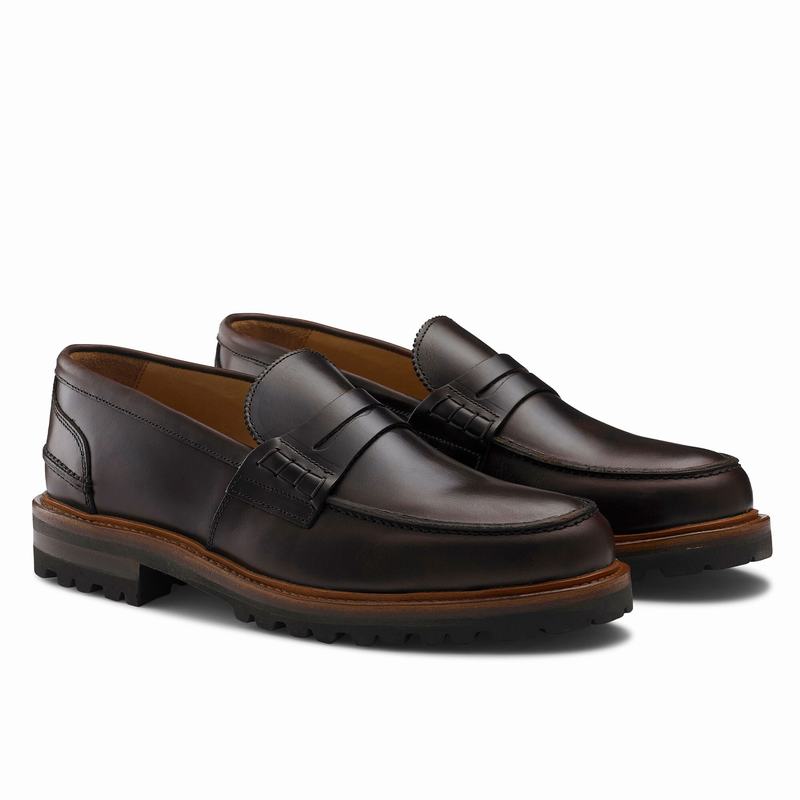 Mokasyny Russell And Bromley Arnside Męskie Brązowe | DPB3077BE
