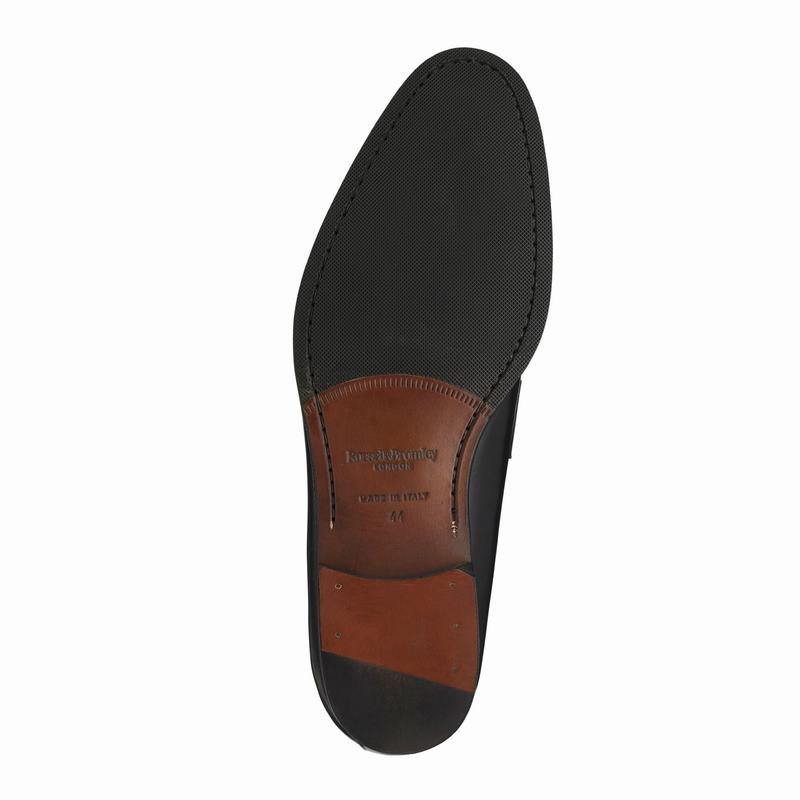 Mokasyny Russell And Bromley Aspen Męskie Czarne | QPD3947QF