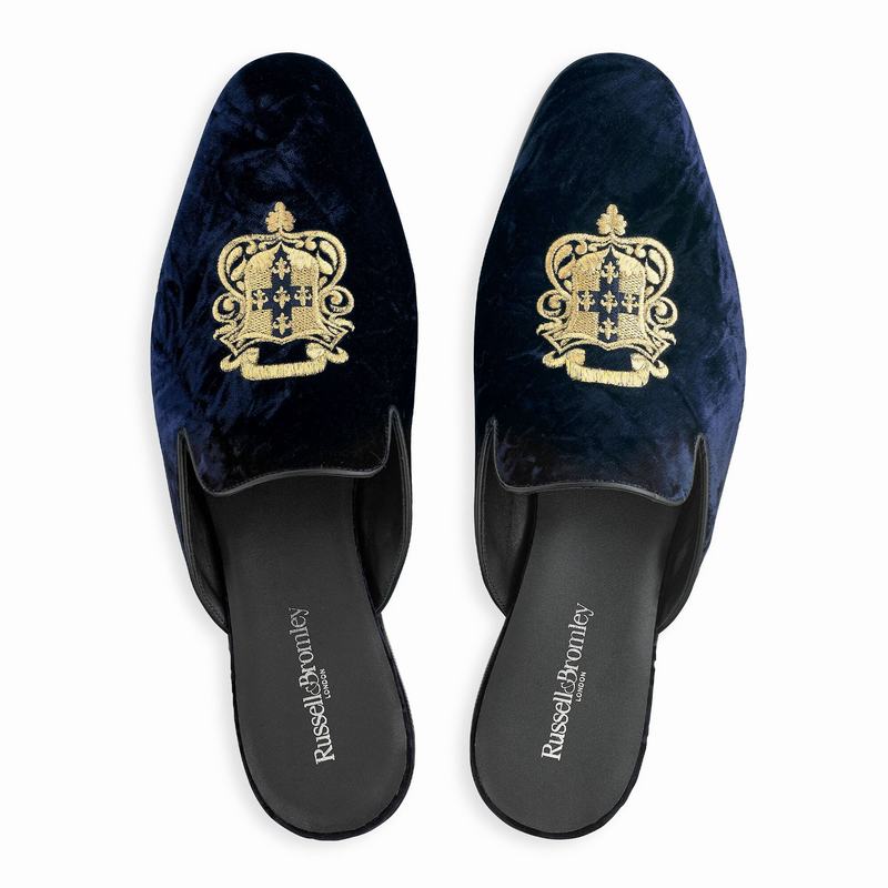 Mokasyny Russell And Bromley Barocco Męskie Niebieskie | ZMA4855NA