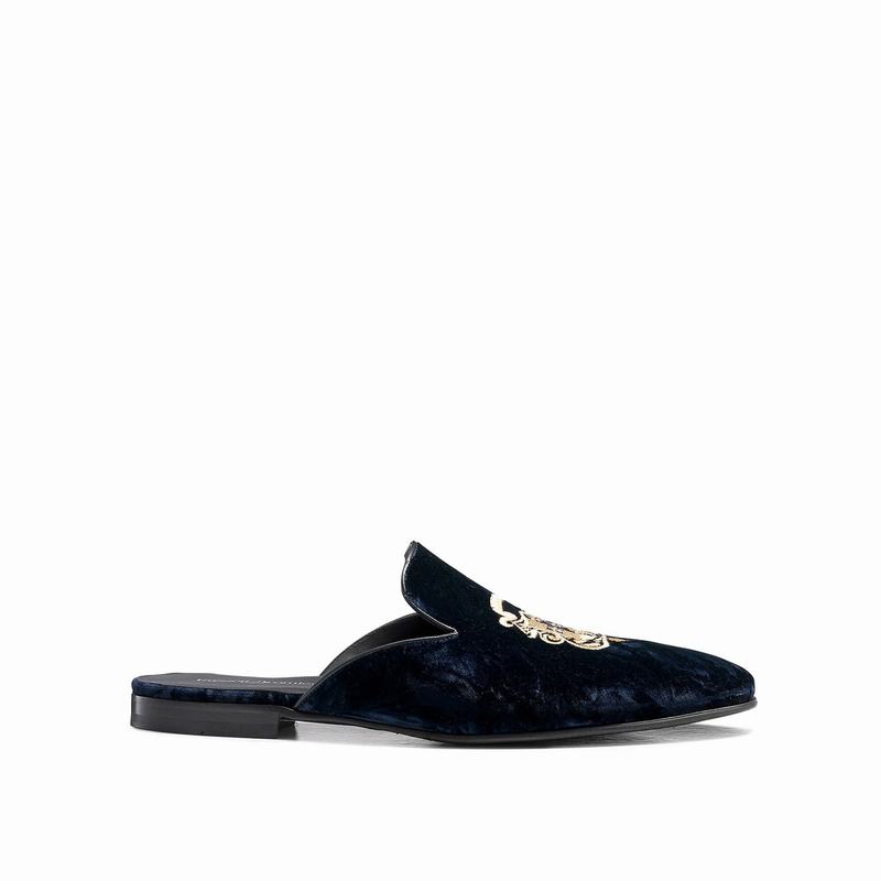 Mokasyny Russell And Bromley Barocco Męskie Niebieskie | ZMA4855NA
