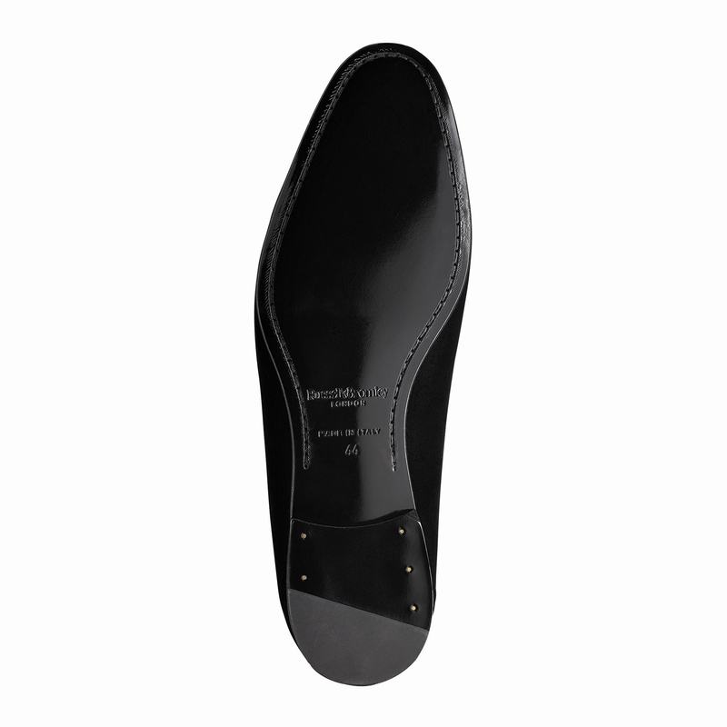 Mokasyny Russell And Bromley Baroque Męskie Czarne | ZXZ8151XX